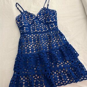 Lulus Blue Mini Dress